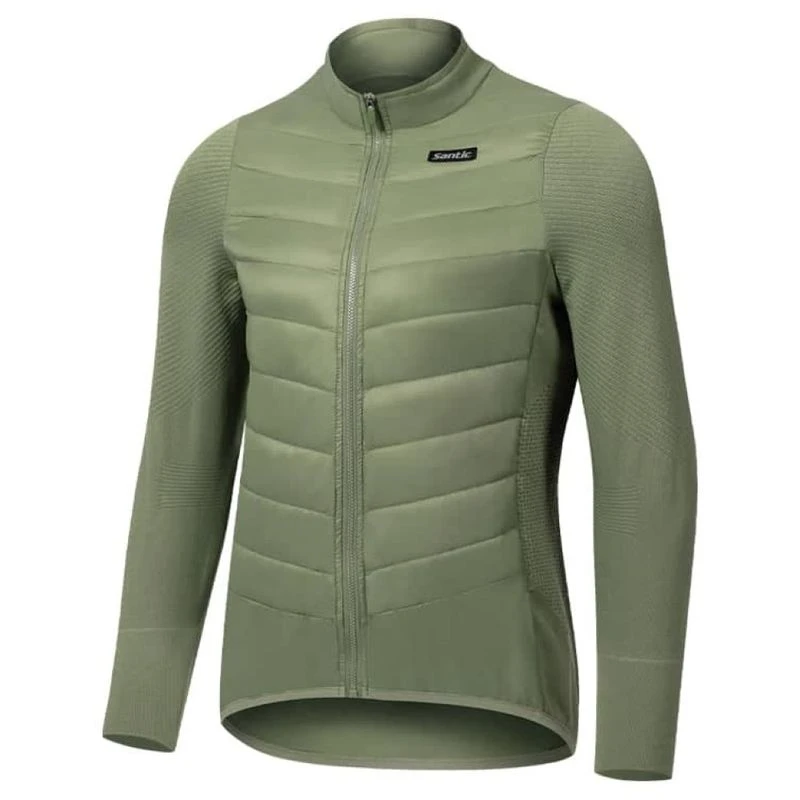 Santic Mens Bocha Down Jacket Green Sportpursuit