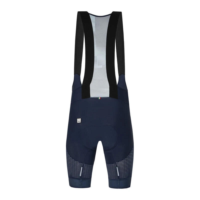Santini Mens Forza Indoor Training C3 Pad Bib Shorts (Blue) | Sportpur