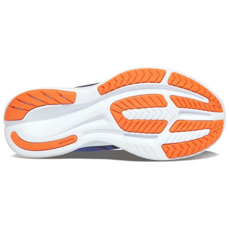 Saucony Womens Ride 15 Running Shoes (Blue Raz/Zest) | Sportpursuit.co