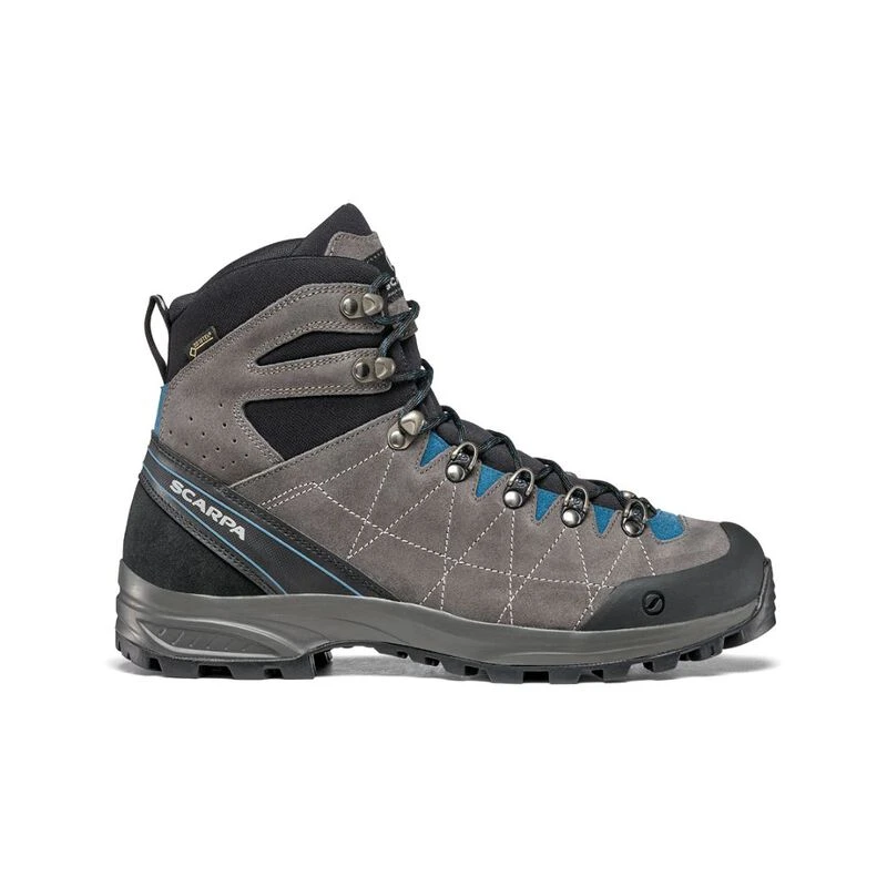 Scarpa Mens R-Evolution GTX Hiking Boots (Titanium/LakeBlue) | Sportpu