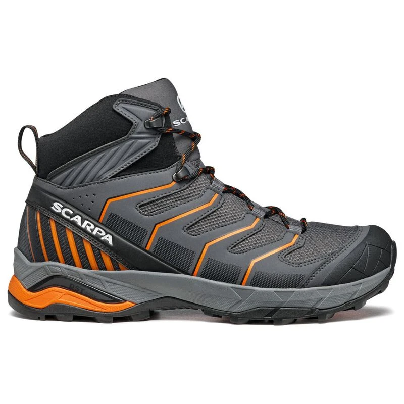 Scarpa Mens Maverick Mid GTX Hiking Boots (Iron Grey/Orange) | Sportpu