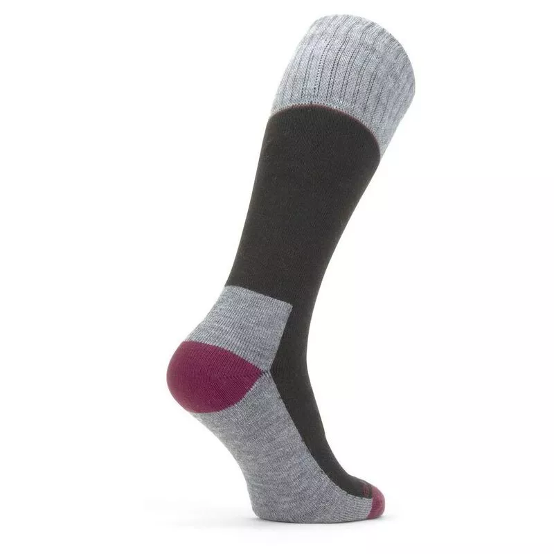 SealSkinz Solo QuickDry Knee Length Socks (Black/Grey/Red) Sportpurs