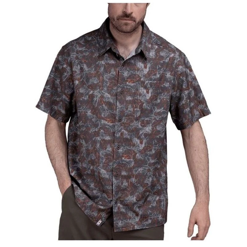 Sherpa Mens Tharu Voyage Short Sleeve Shirt Kharani Botanical Spor