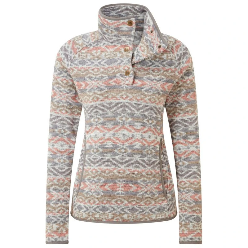 Sherpa Womens Lumbini Fleece Pullover Alloy Sportpursuit