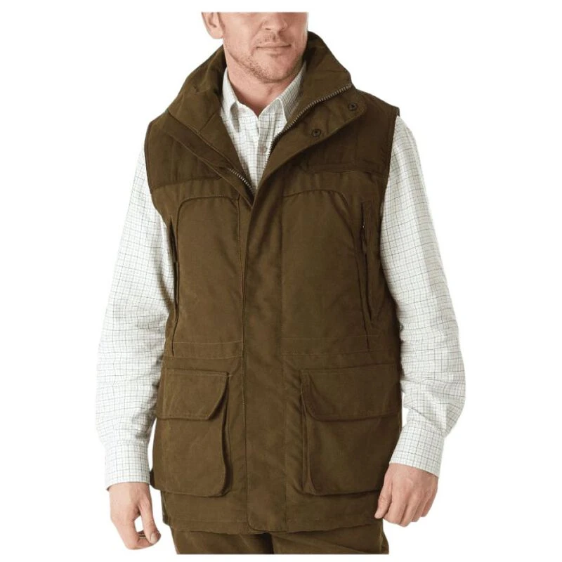 Sherwood Forest Mens Kensington Gilet Moss Olive Sportpursuit