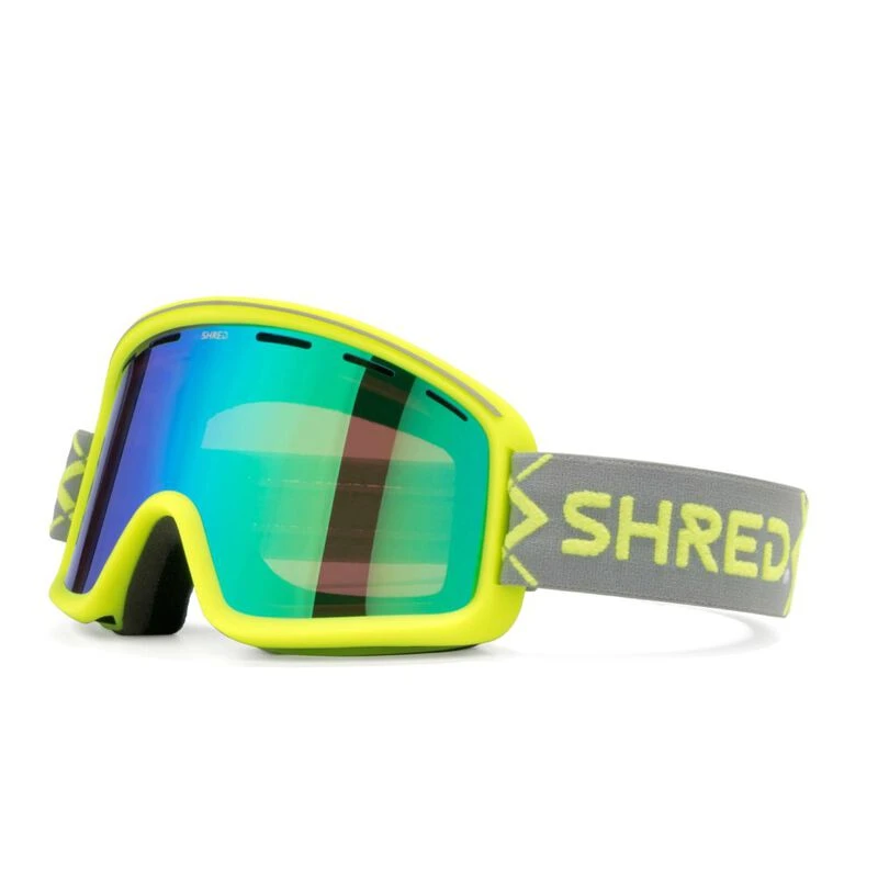 Shred Monocle Ski & Snowboarding Goggles (Bigshow Yellow) Sportpursu