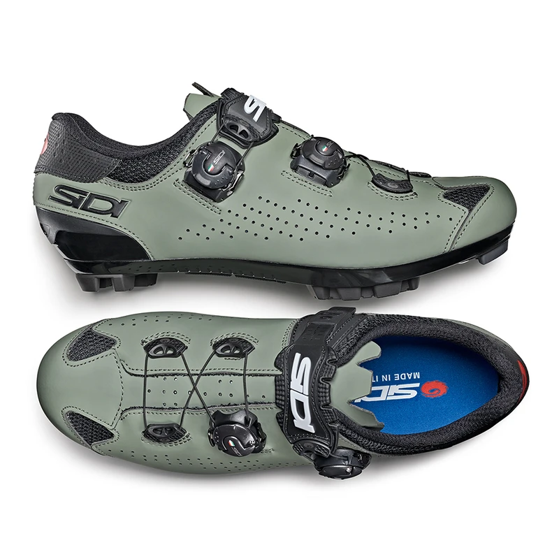 Sidi Mens MTB Eagle 10 L.E. Cycling Shoes Black Sage Sportpursuit