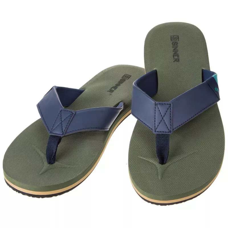 Sinner flip outlet flops mens