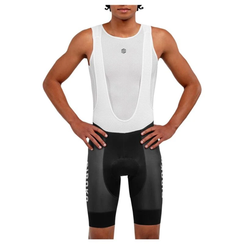 Siroko Mens Mortirolo Bib Shorts Black Sportpursuit