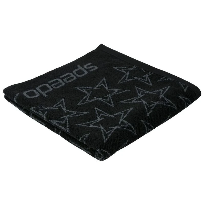 Speedo Boomstar Allover Towel (Black/Grey)