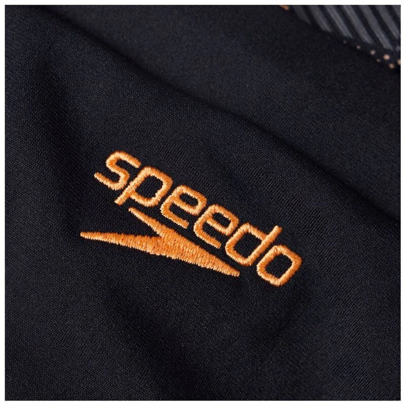 Speedo Mens Printed Swimwear (Black/Orange) | Sportpursuit.com