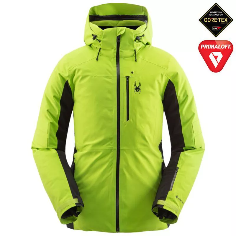 Spyder Mens Orbiter Jacket (Bright Green) | Sportpursuit.com