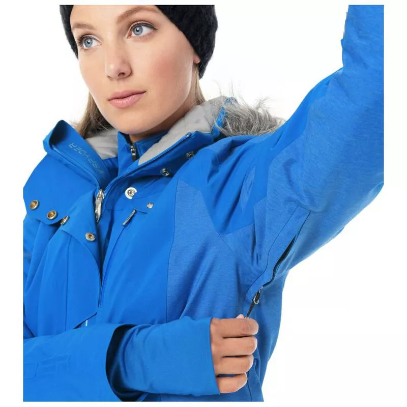 Spyder meribel 2025 faux fur jacket