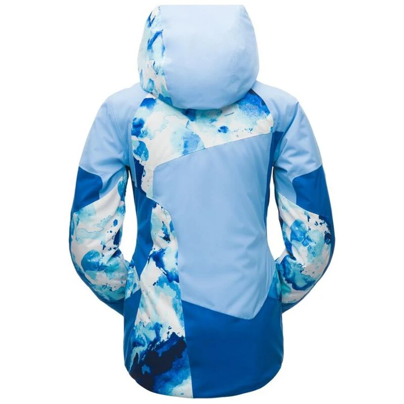 Spyder Womens Leader Jacket Turkish Sea Frequency Blue Ice Sportpu