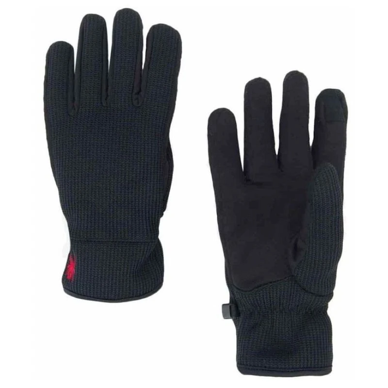 Spyder Mens Bandit 100 Gloves (Black) | Sportpursuit.com