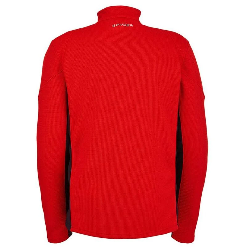 Spyder Mens Bandit Fleece Jacket Red Black Sportpursuit