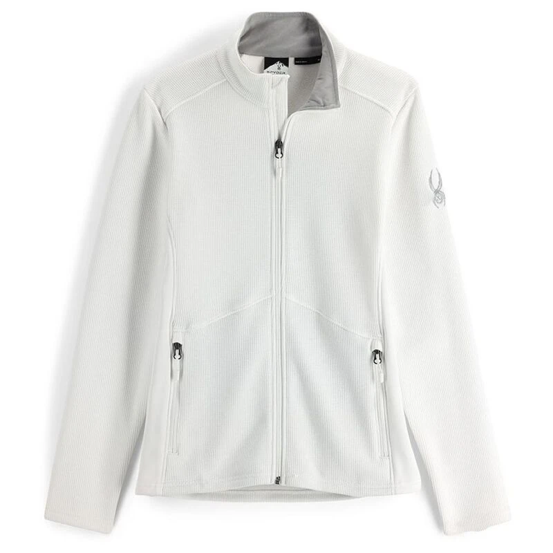 Spyder Womens Bandita Fleece Jacket (White) | Sportpursuit.com