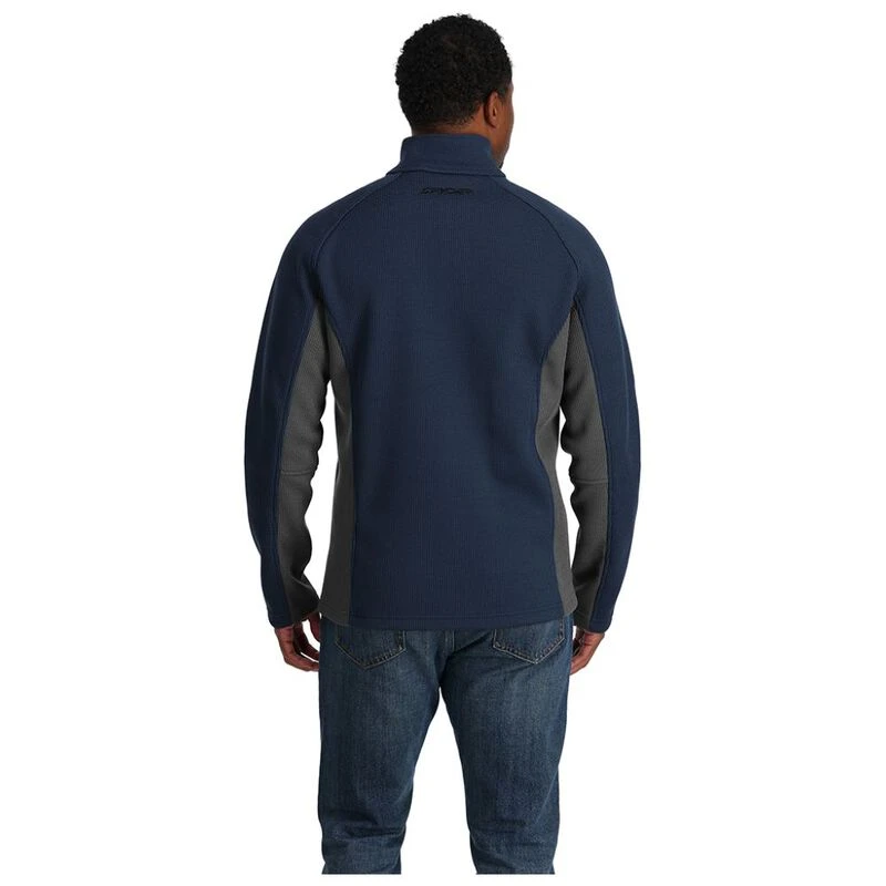 Corporate Spyder Men's Black Heather-Black Constant Sweater Fleece