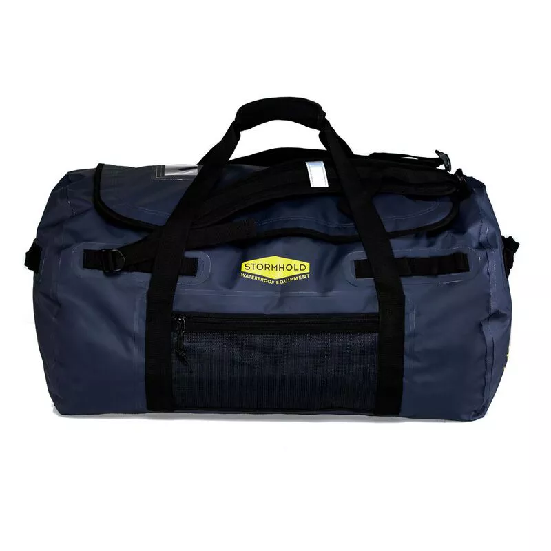 Stormhold 60L Duffle Bag (Navy/Yellow) | Sportpursuit.com