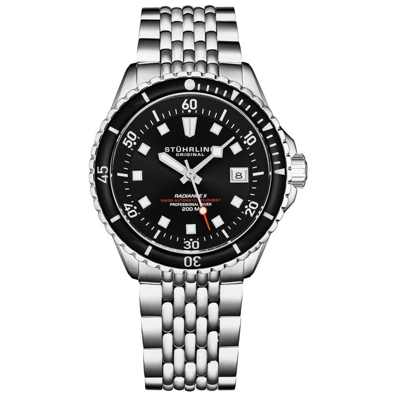 Stuhrling stainless steel clearance watch