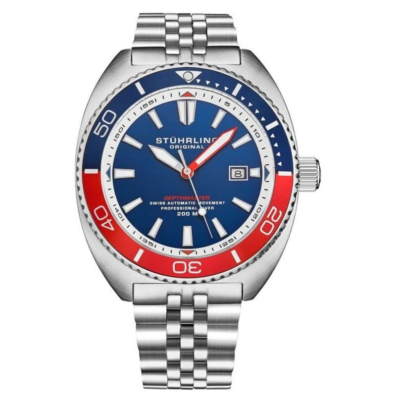 Exclusive stuhrling men's professional cheap dive watch