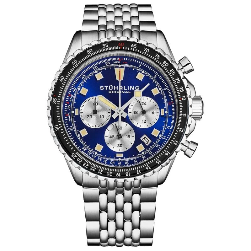 Stuhrling blue watch cheap