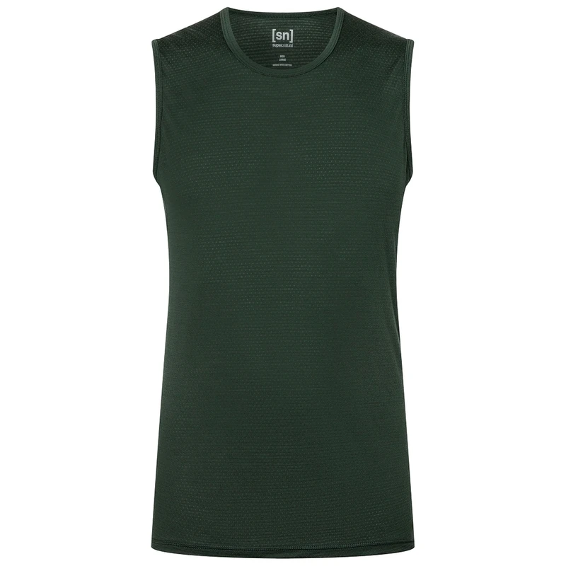 Super.Natural Mens Unstoppable Underwear Vest (Deep Forest) Sportpur