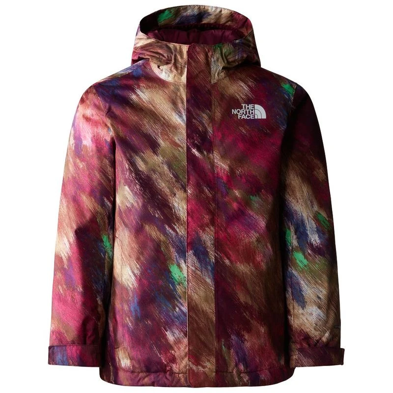 The North Face Kids Snowquest Jacket Boysenberry Paint Lightening Sma