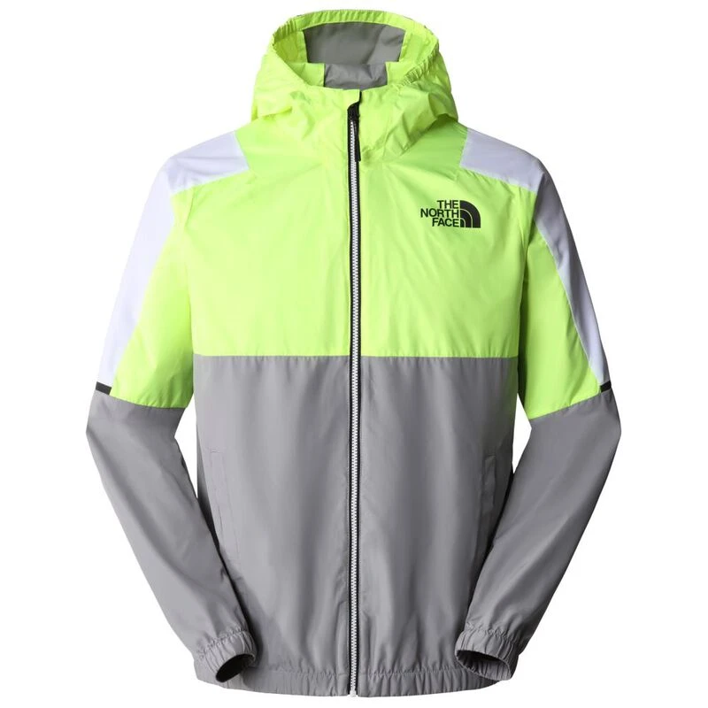 The North Face Mens Mountain Athletics Full Zip Wind Jacket (Meld Grey