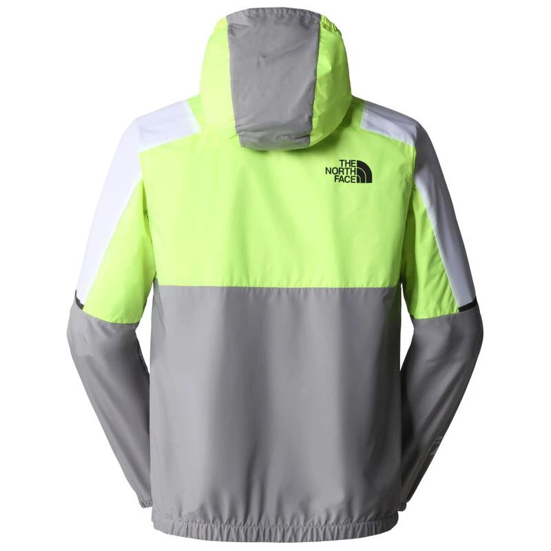 The North Face Mens Mountain Athletics Full Zip Wind Jacket (Meld Grey