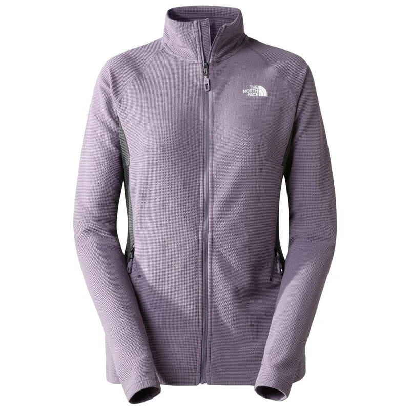 The North Face Womens Athletic Outdoors Full Zip Midlayer Jacket (Luna
