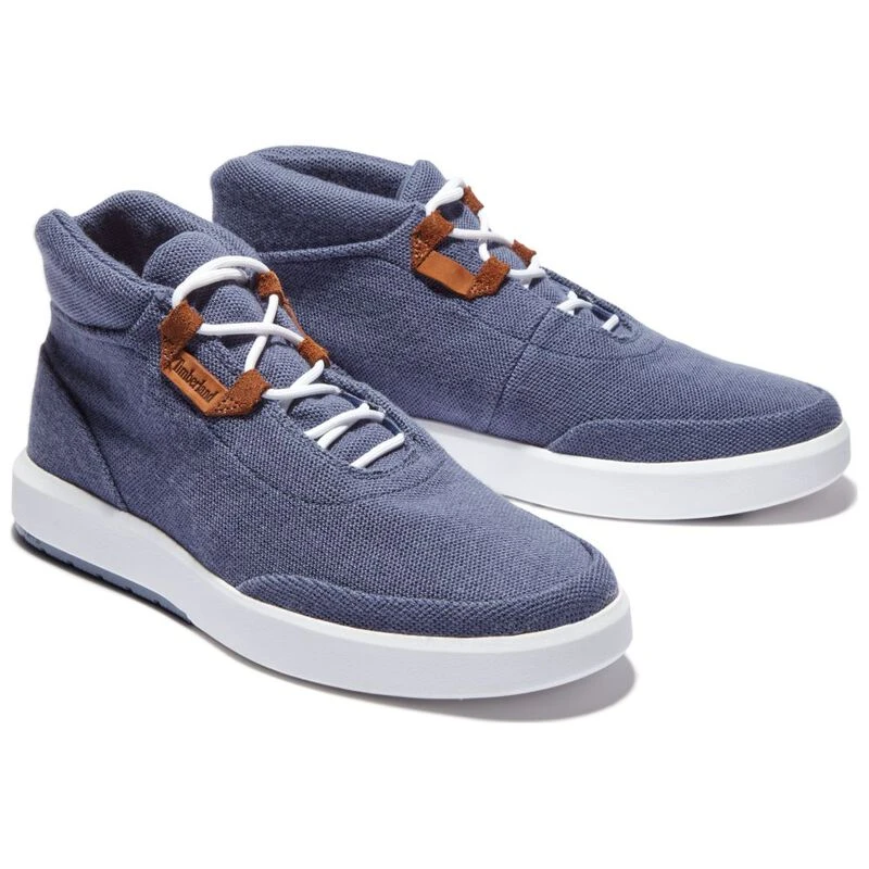 Timberland Mens TrueCloud EK+ Knit Modern Chukka Shoes (Folkstone Gray