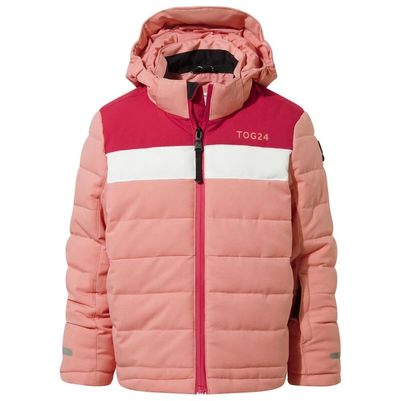 Tog24 Girls Laithe Ski Jacket Playful Pink Dark Pink Sportpursuit