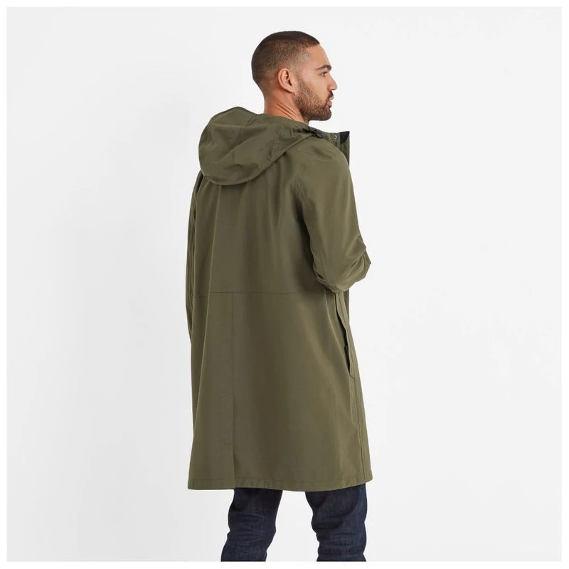 Tog 24 Mens Glenton Long Waterproof Jacket Moss Green Sportpursuit