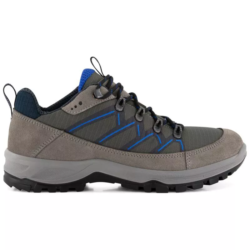 Travelin Mens Svendborg Low Hiking Shoes (Grey) | Sportpursuit.com