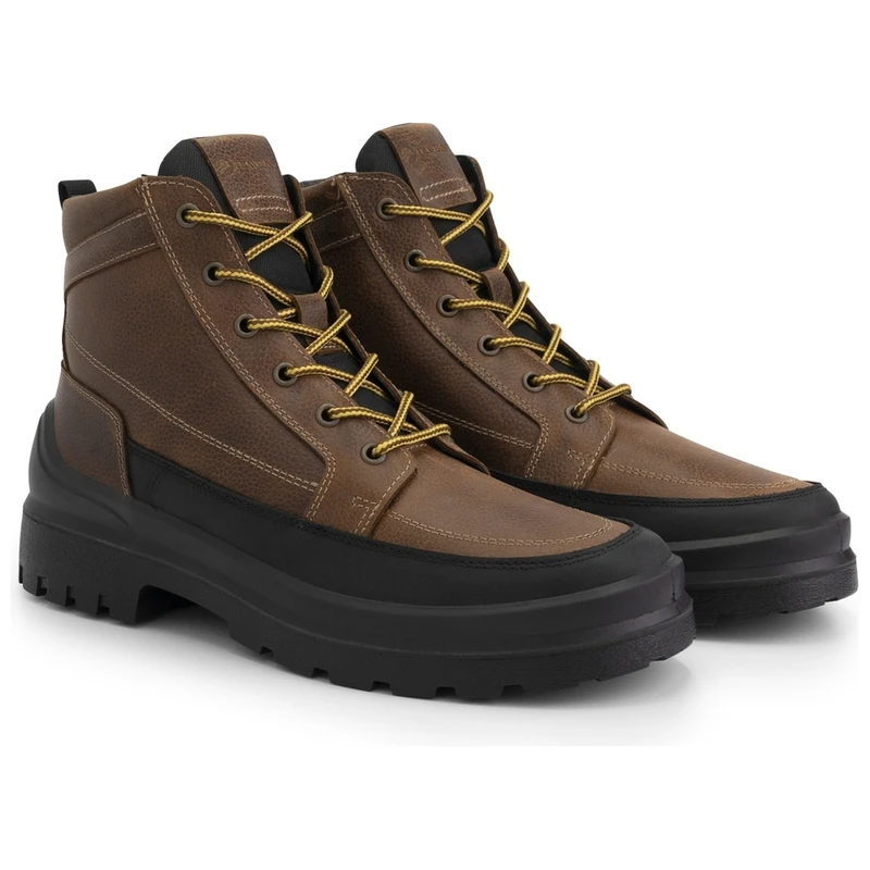 Travelin Mens Canmore Boots (Cognac)