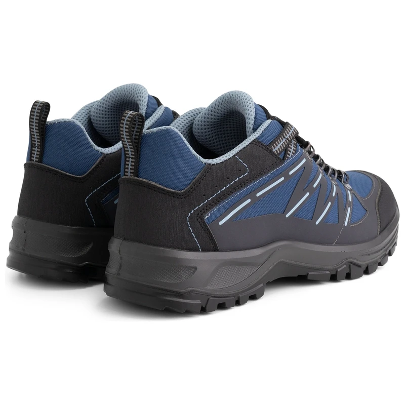 Travelin Mens Low Hiking Boots (Blue)