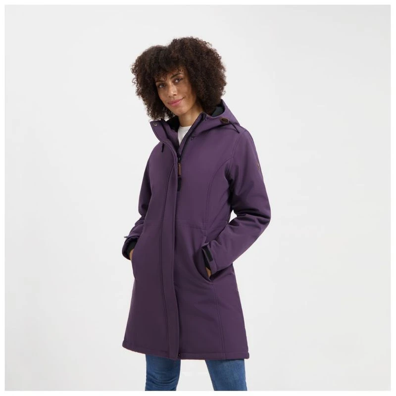 Travelin Womens Enrike Jack Jacket Dark Purple Sportpursuit