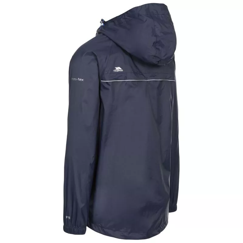 Trespass Qikpac X Packaway Jacket Navy Blue Sportpursuit