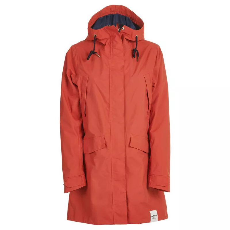 Tretorn Womens From The Sea Rain Jacket Gunwhale Red Sportpursuit
