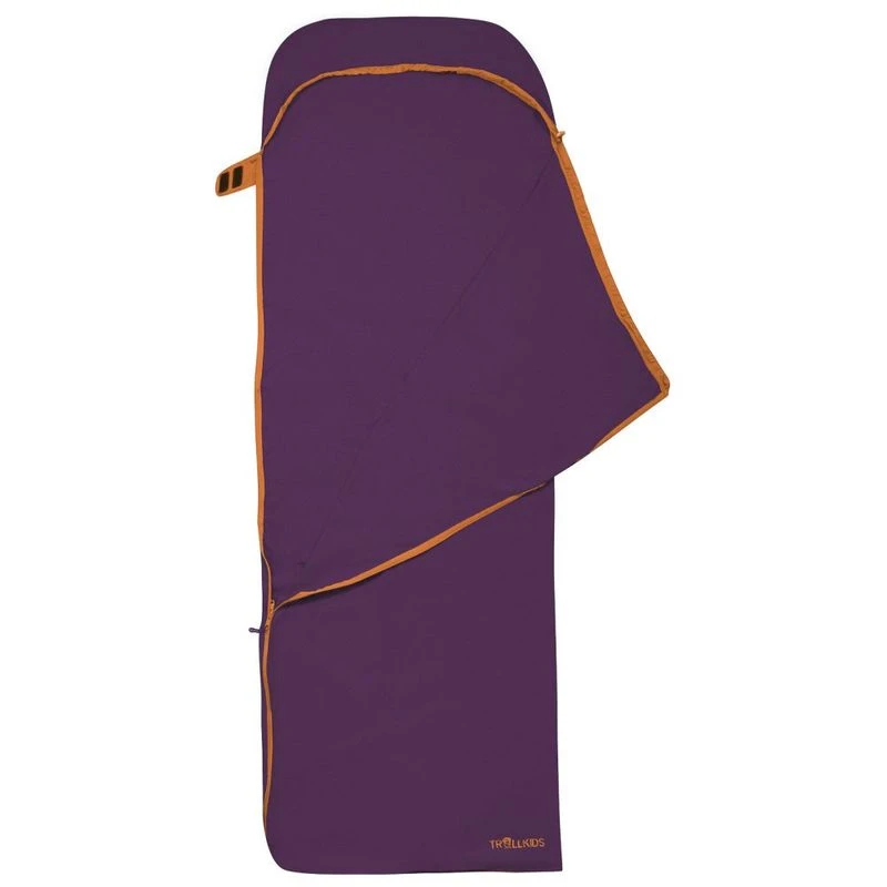 Trollkids Kids Fleece Sleeping Bag Mulberry Peach Sportpursuit