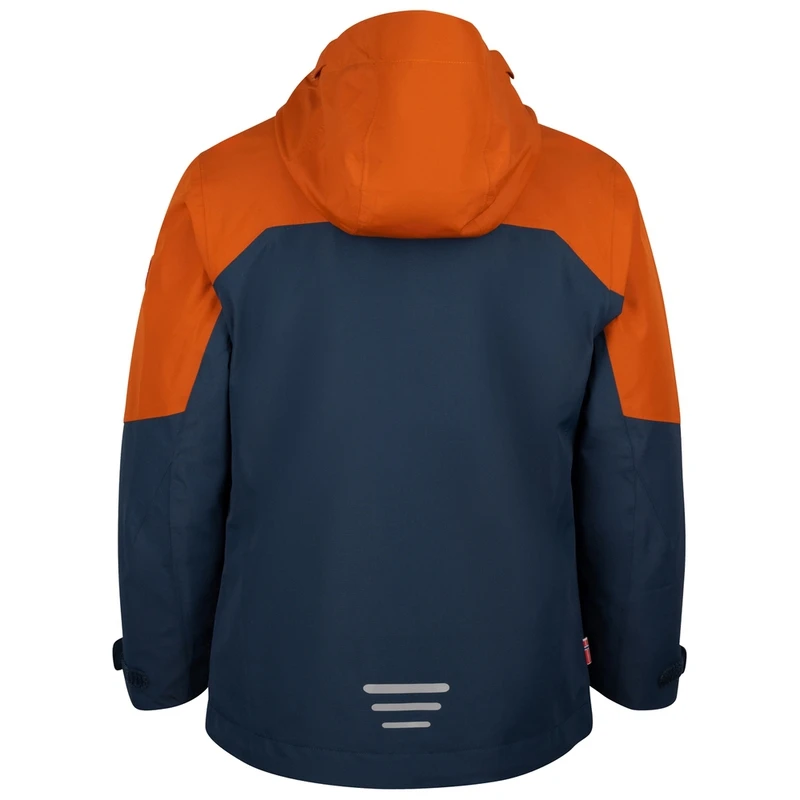 Trollkids Kids Skanden 3 in 1 Waterproof Jacket Cinnamon Night Sky