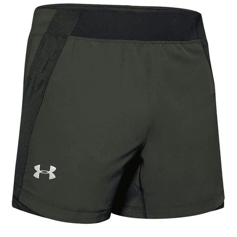 Under Armour Mens Qualifier Speedpocket 5 Shorts Green Sportpursui