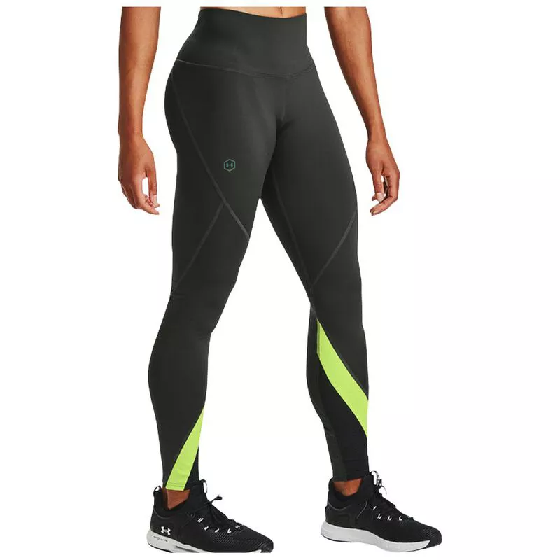 Under Armour Womens Rush Compression Tights (Baroque Green)