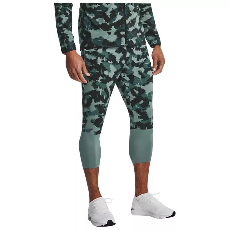 Under Armour Mens Anywhere Printed 3/4 Trousers (Lichen Blue) | Sp