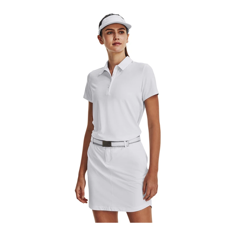 UnderArmour Womens Zinger Polo White Sportpursuit