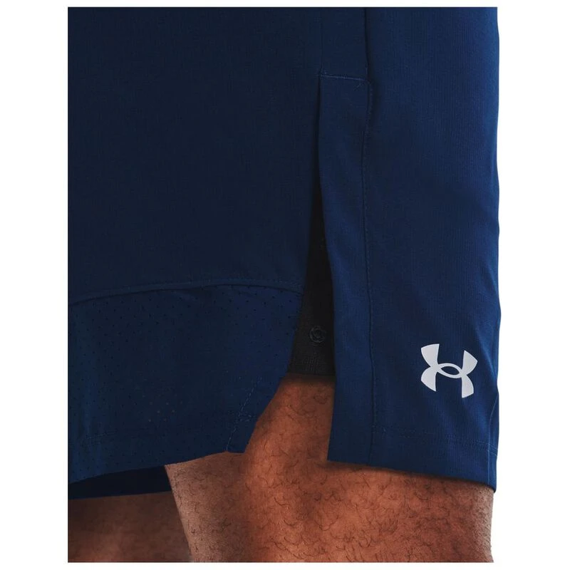 Under Armour Mens Vanish Woven 8 Inch Snap Shorts (Navy) | Sportpursui