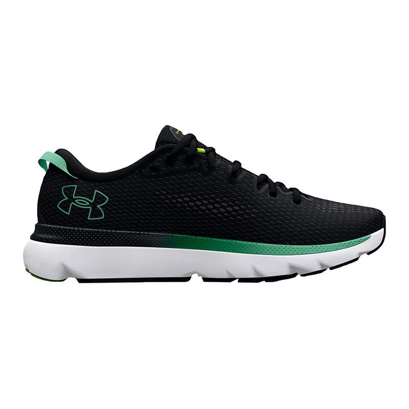 Black and green under armour shoes shop