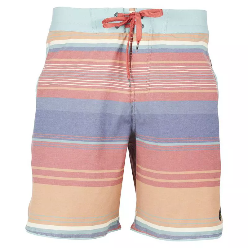 United By Blue Mens Organic Scallop Boardshorts Saffron