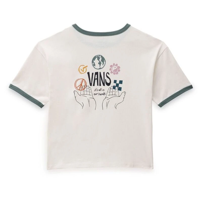 T shirt vans femme marron discount